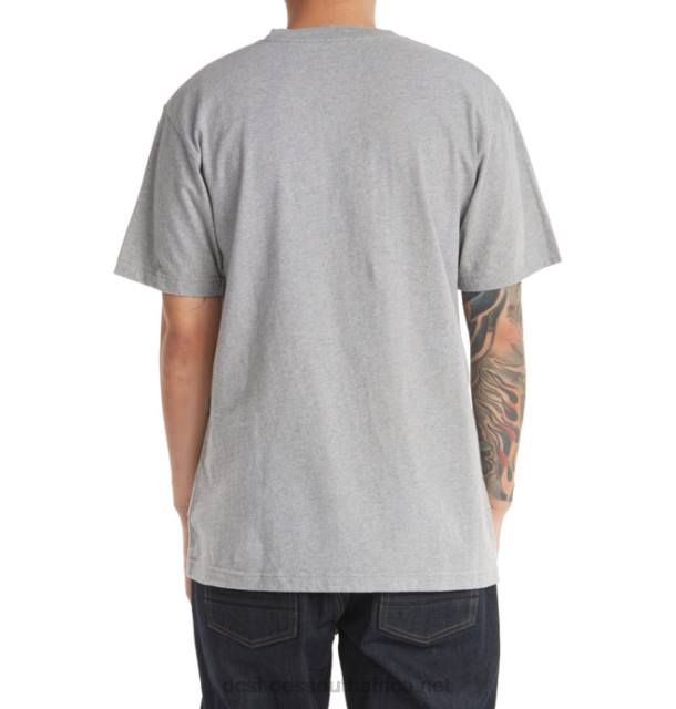 Heather Grey PR2L72 DC Shoes Men's DC Star T-Shirt