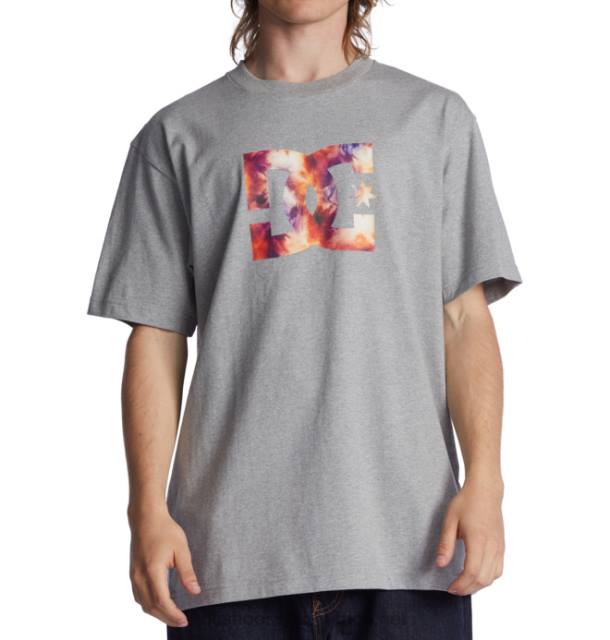 Heather Grey/Warm Ice Dye PR2L78 DC Shoes Men's DC Star Fill Heritage T-Shirt