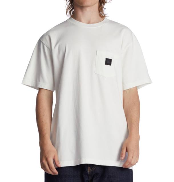 Lily White Garment Dye PR2L4 DC Shoes Men's DC 1994 Pocket T-Shirt