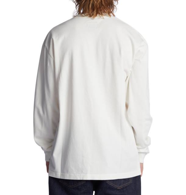 Lily White Garment Dye PR2L5 DC Shoes Men's DC 1994 Long Sleeve T-Shirt