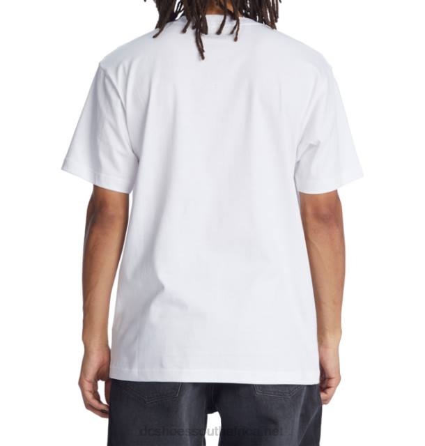White PR2L409 DC Shoes Men's Marvel Deadpool x DC Jump Star Tee