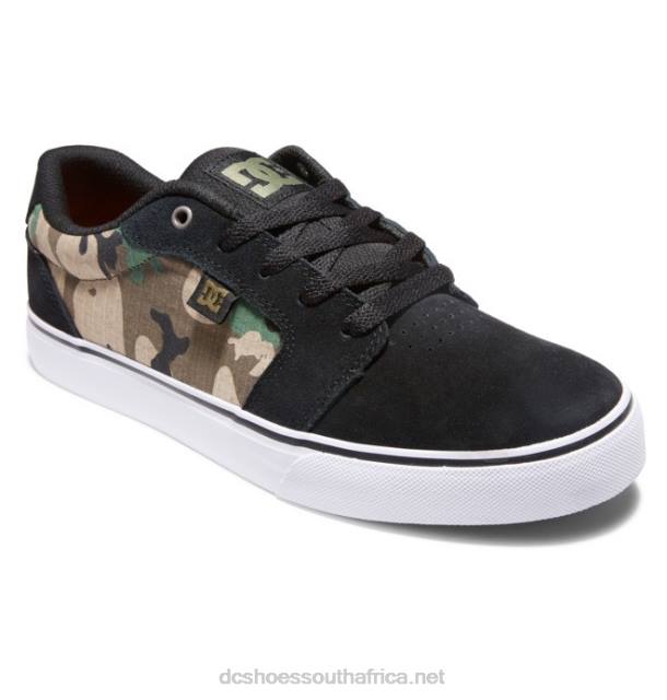Black/Camo PR2L150 DC Shoes Men's Anvil Shoes