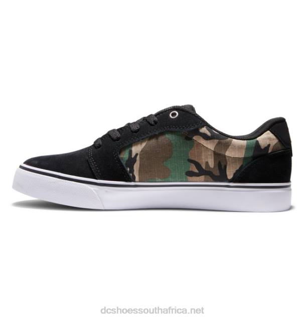 Black/Camo PR2L150 DC Shoes Men's Anvil Shoes