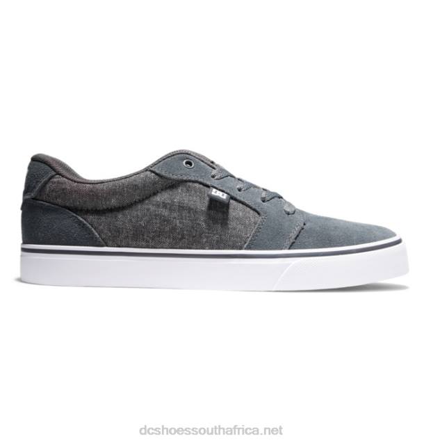 Green/Grey/White PR2L306 DC Shoes Men's Anvil Shoes