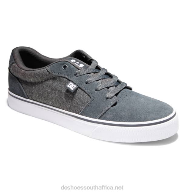 Green/Grey/White PR2L306 DC Shoes Men's Anvil Shoes