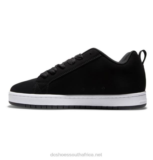 Black Denim PR2L286 DC Shoes Men's Court Graffik Shoes