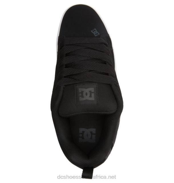 Black Denim PR2L286 DC Shoes Men's Court Graffik Shoes