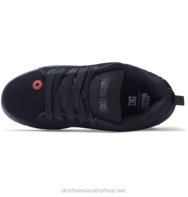 Black/Grey/Red PR2L300 DC Shoes Men's Star Wars DC Court Graffik Cupsole Shoe