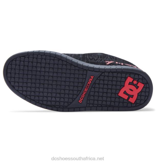 Black/Grey/Red PR2L300 DC Shoes Men's Star Wars DC Court Graffik Cupsole Shoe