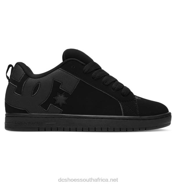Black PR2L241 DC Shoes Men's Court Graffik Shoes