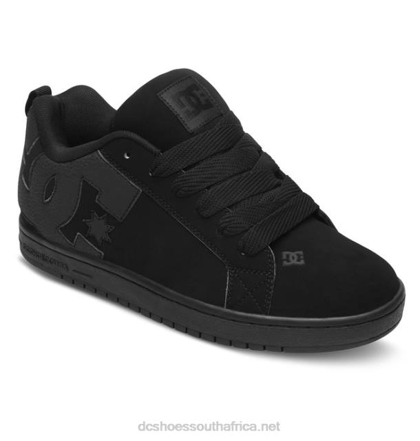Black PR2L241 DC Shoes Men's Court Graffik Shoes