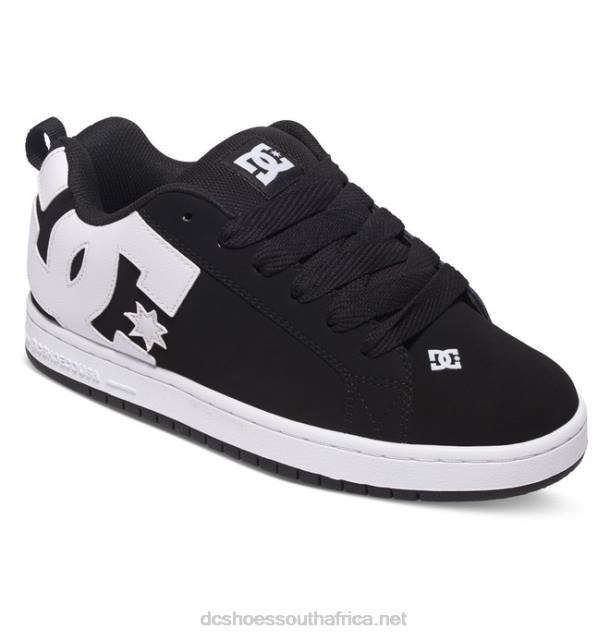 Black PR2L280 DC Shoes Men's Court Graffik Shoes