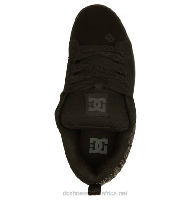 Black PR2L298 DC Shoes Men's Court Graffik Shoes