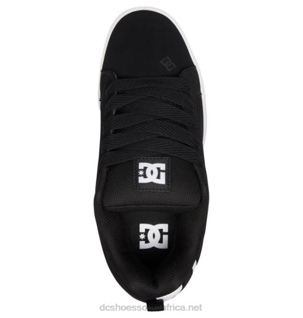 Black/White PR2L297 DC Shoes Men's Court Graffik Shoes