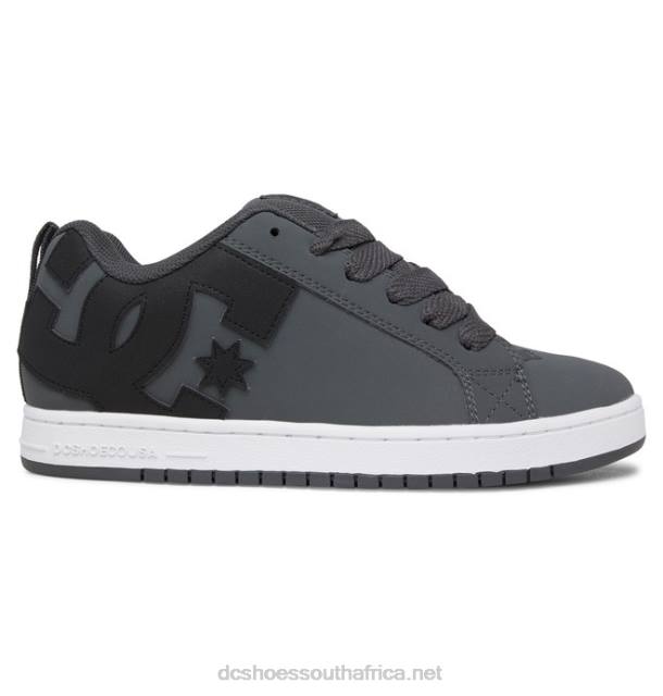 Dk Grey/Black/White PR2L278 DC Shoes Men's Court Graffik Shoes