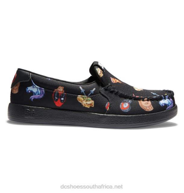 Black/Print PR2L259 DC Shoes Men's Marvel Deadpool x DC Villain 2