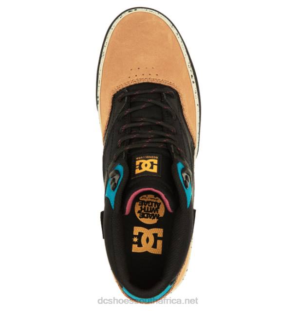 Black/Brown/Green PR2L316 DC Shoes Men's Kalis Vulc MID Mid-Top Winterized Shoes