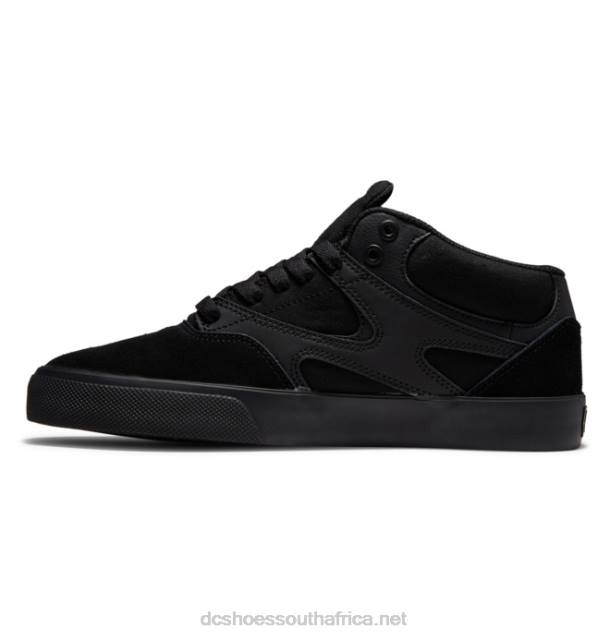 Black PR2L154 DC Shoes Kalis Vulc Mid - Mid-Top Shoes for Men