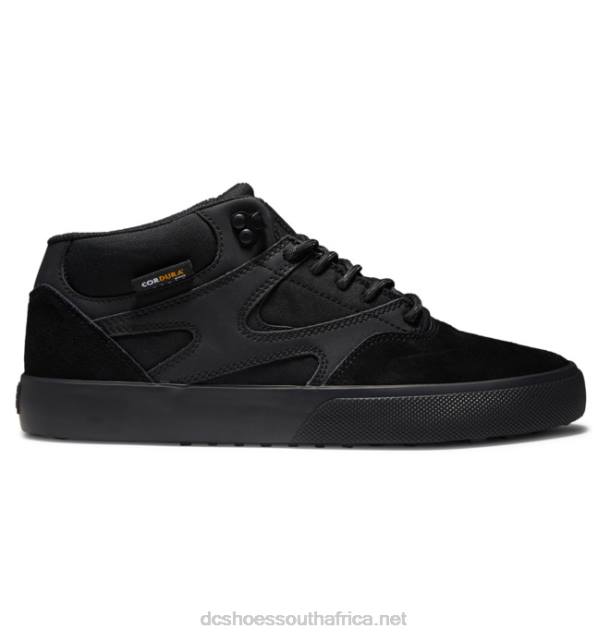 Black PR2L208 DC Shoes Men's Kalis Vulc MID Mid-Top Winterized Shoes