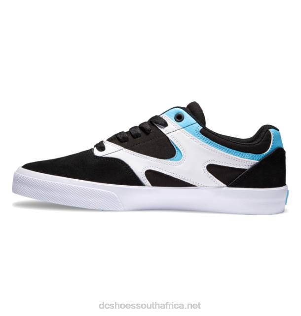 Black/White/Blue PR2L63 DC Shoes Kalis Vulc - Shoes for Men