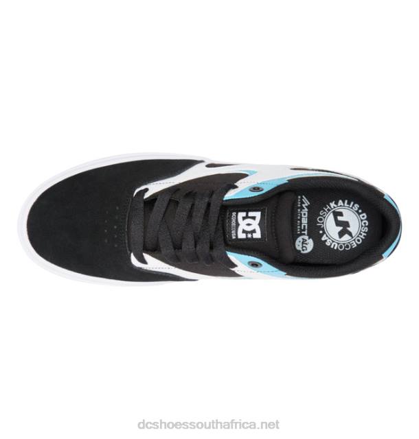 Black/White/Blue PR2L63 DC Shoes Kalis Vulc - Shoes for Men