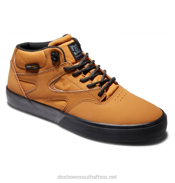 Wheat/Black PR2L368 DC Shoes Men's Kalis Vulc MID Mid-Top Winterized Shoes