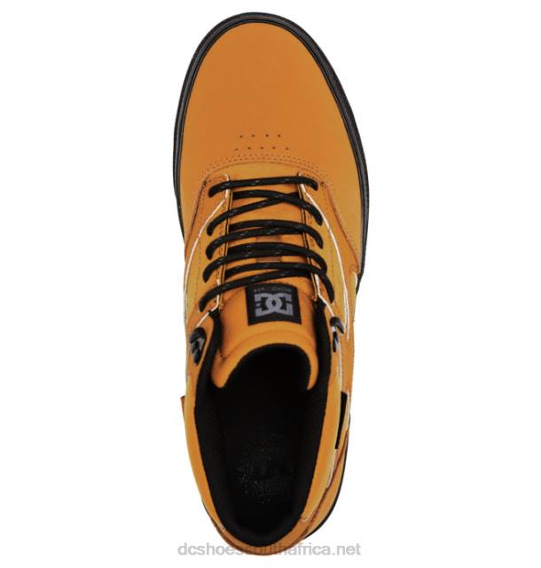 Wheat/Black PR2L368 DC Shoes Men's Kalis Vulc MID Mid-Top Winterized Shoes