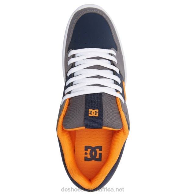Grey/Orange PR2L358 DC Shoes Men's Lynx Zero Shoes