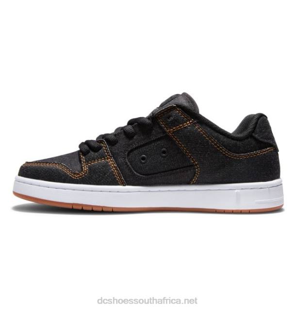 Black Denim PR2L366 DC Shoes Men's Manteca 4 Shoes