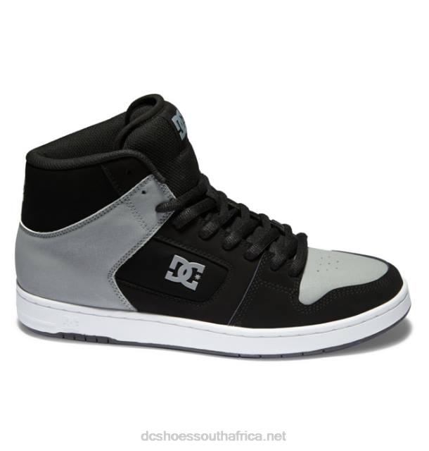 Black/Grey PR2L323 DC Shoes Manteca 4 Hi - High-Top Shoes for Men