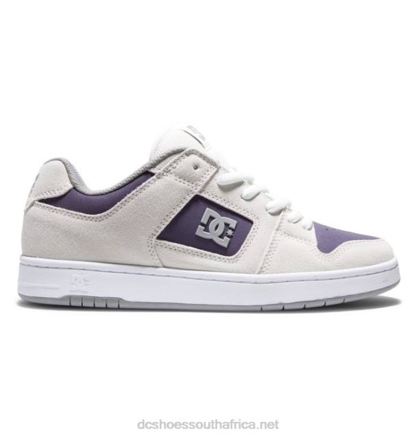 Off White/Purple Wine PR2L393 DC Shoes Men's Manteca 4 Shoes