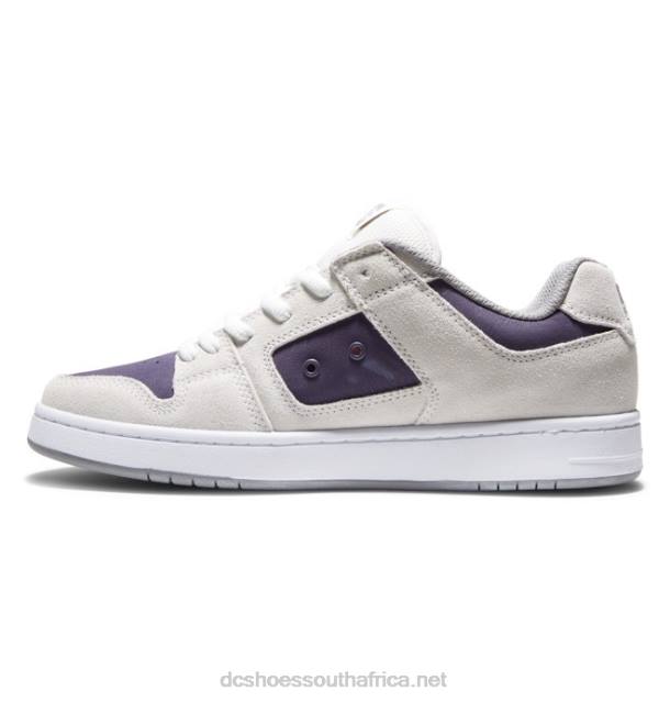 Off White/Purple Wine PR2L393 DC Shoes Men's Manteca 4 Shoes