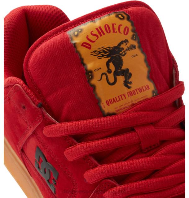 Red PR2L389 DC Shoes Men's Fireball x DC Manteca 4 Shoes