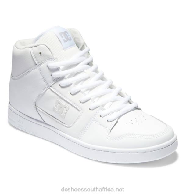 White/Battleship PR2L41 DC Shoes Manteca 4 Hi - High-Top Shoes for Men