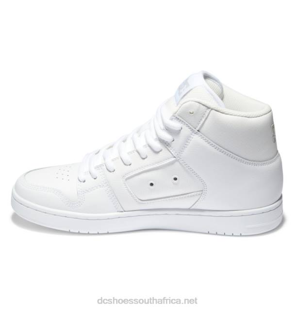 White/Battleship PR2L41 DC Shoes Manteca 4 Hi - High-Top Shoes for Men