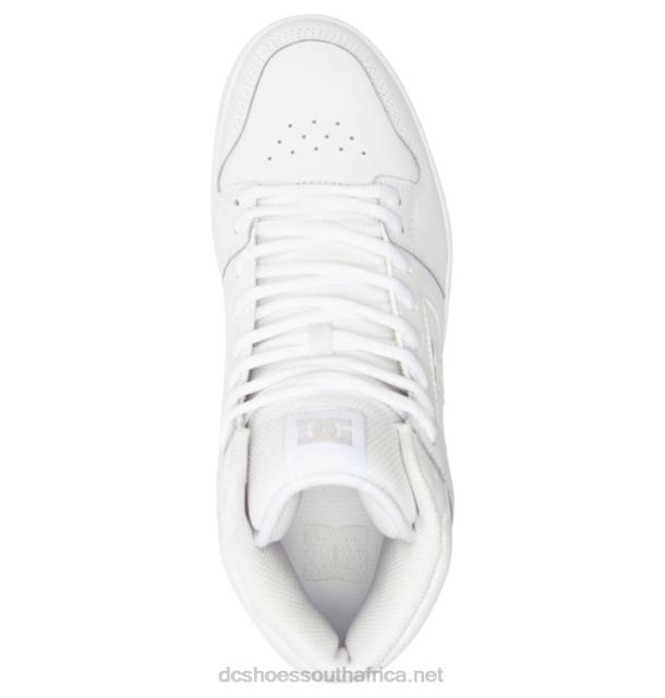 White/Battleship PR2L41 DC Shoes Manteca 4 Hi - High-Top Shoes for Men