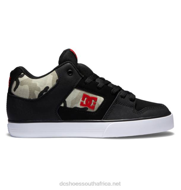 Astro Camo Black PR2L93 DC Shoes Men's Pure MID Mid-Top Shoes