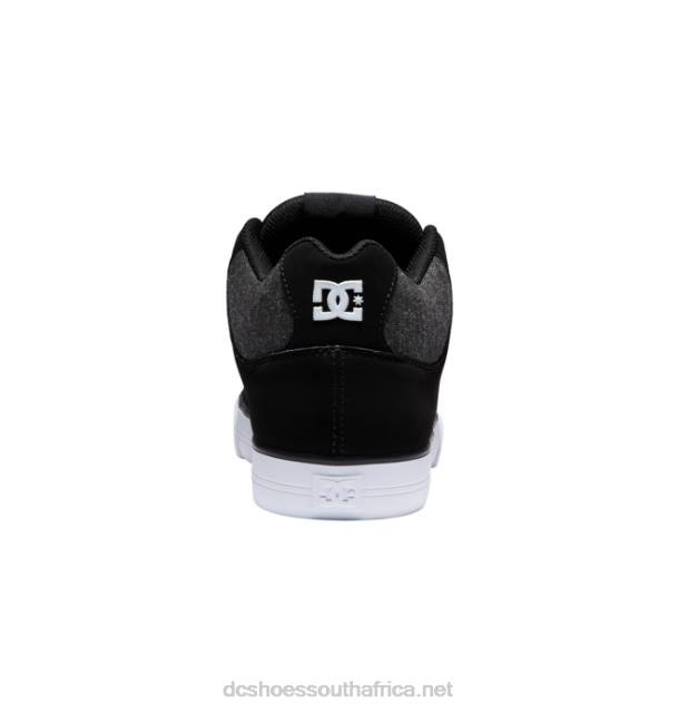 Black/Armor PR2L88 DC Shoes Men's Pure MID Mid-Top Shoes