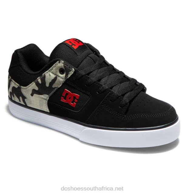 Black Camouflage PR2L37 DC Shoes Men's Pure Shoes