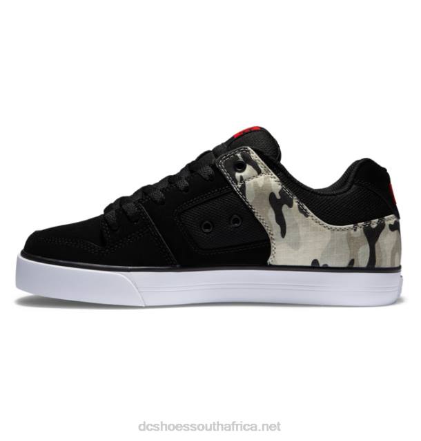 Black Camouflage PR2L37 DC Shoes Men's Pure Shoes