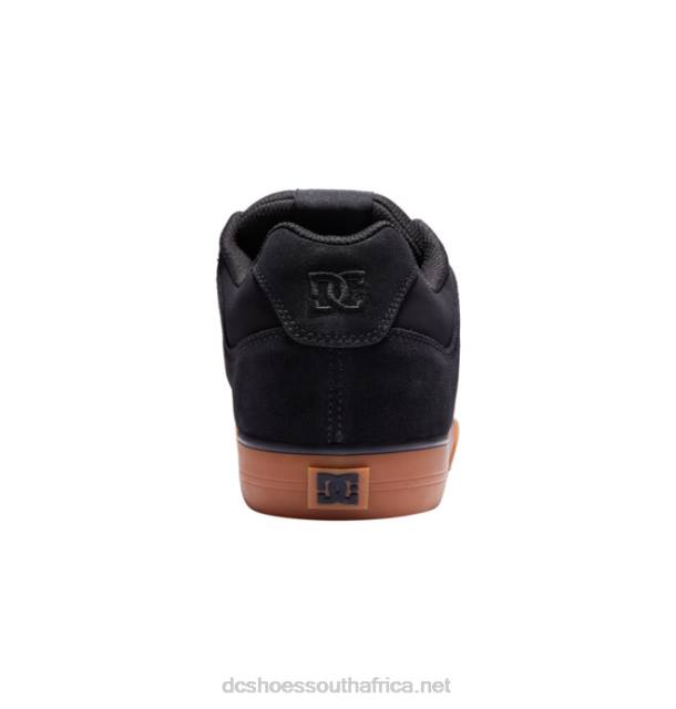 Black/Gum PR2L249 DC Shoes Men's Pure Shoes