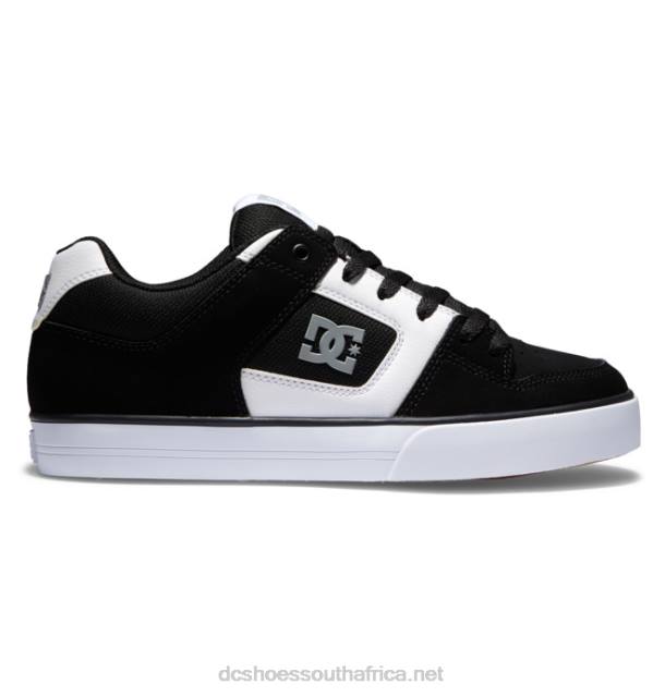 Black/White/Gum PR2L252 DC Shoes Men's Pure Shoes