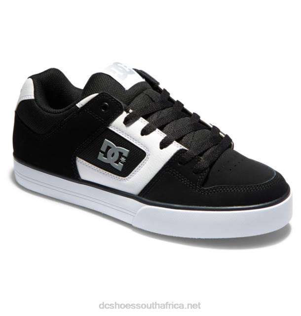 Black/White/Gum PR2L252 DC Shoes Men's Pure Shoes