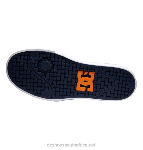 White/Grey/Blue PR2L247 DC Shoes Men's Pure Shoes