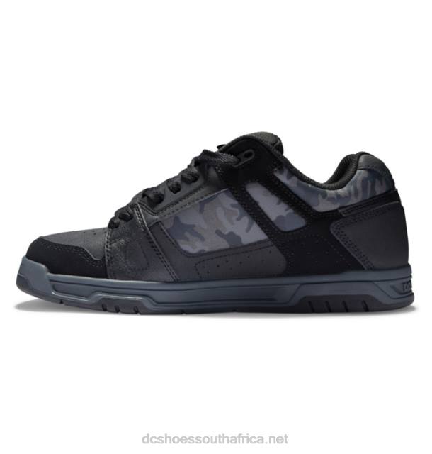 Black/Camo Print PR2L277 DC Shoes Men's Stag Shoes