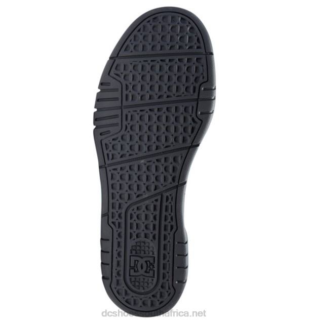 Black/Grey/Red PR2L274 DC Shoes Men's Stag Shoes