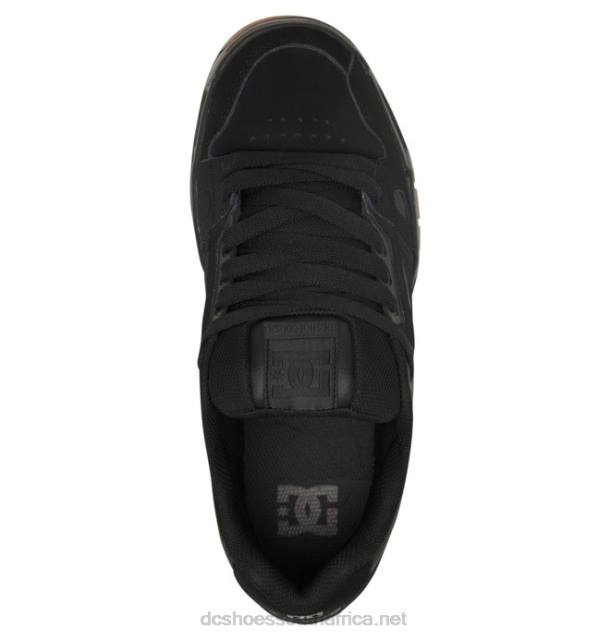 Black/Gum PR2L272 DC Shoes Men's Stag Shoes