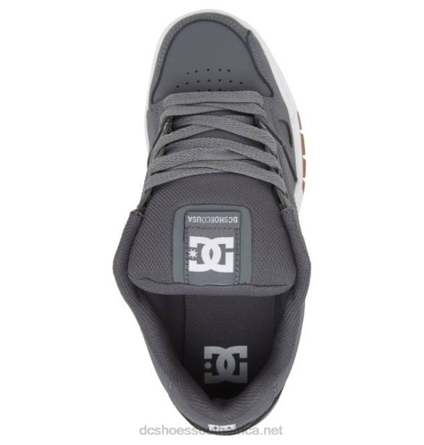Grey/Gum PR2L271 DC Shoes Men's Stag Shoes