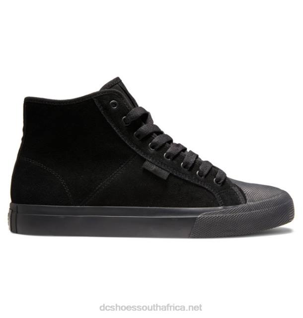 Black/Battleship PR2L202 DC Shoes Men's Manual Hi RT High Top Skate Shoes