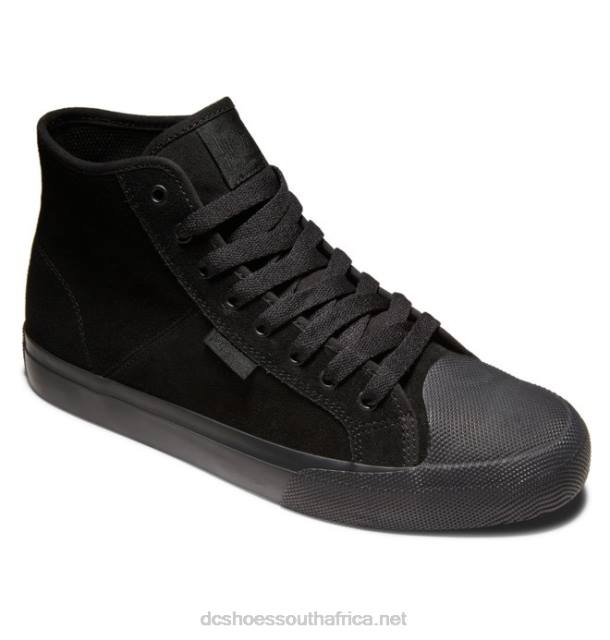 Black/Battleship PR2L202 DC Shoes Men's Manual Hi RT High Top Skate Shoes